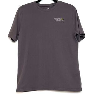Boys Dark Gray Under Armour Fish Graphic T-Shirt, Size YXL